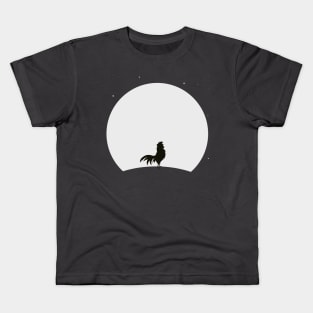 Midnight rooster Kids T-Shirt